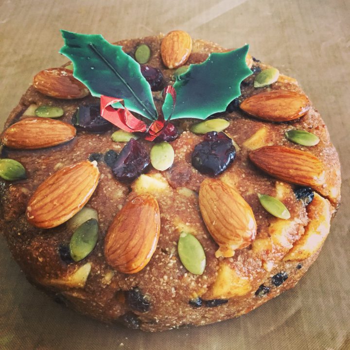 Raw Vegan Christmas Cake (small) – Rawthentic Vegan Wholefoods